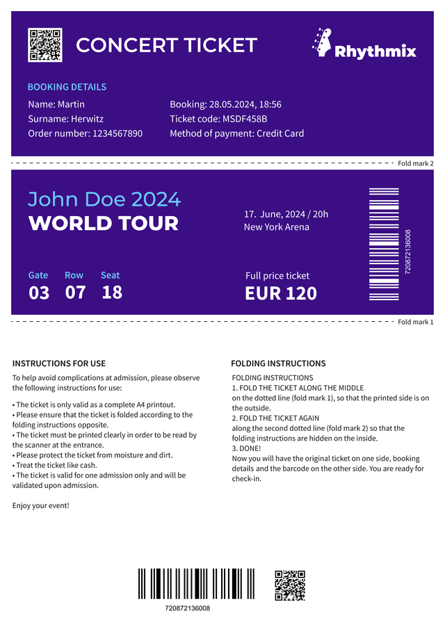 Invoice version 1