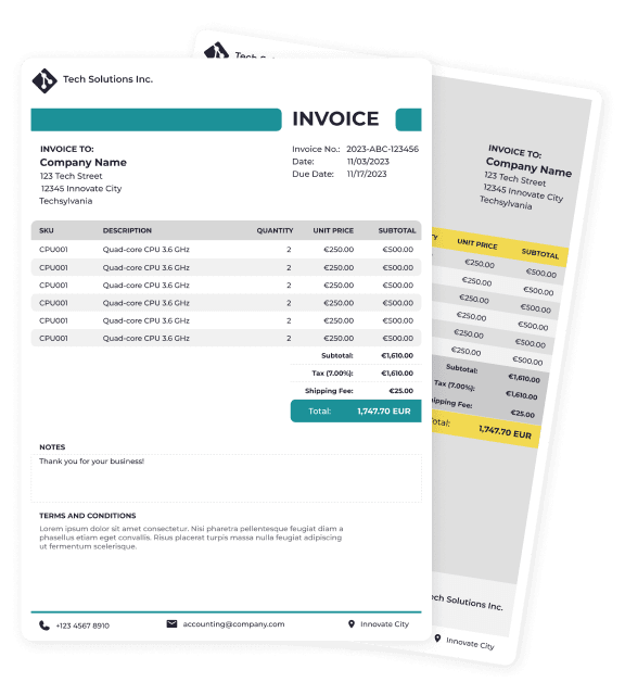 Invoice Preview