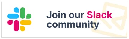 Join our Slack community banner