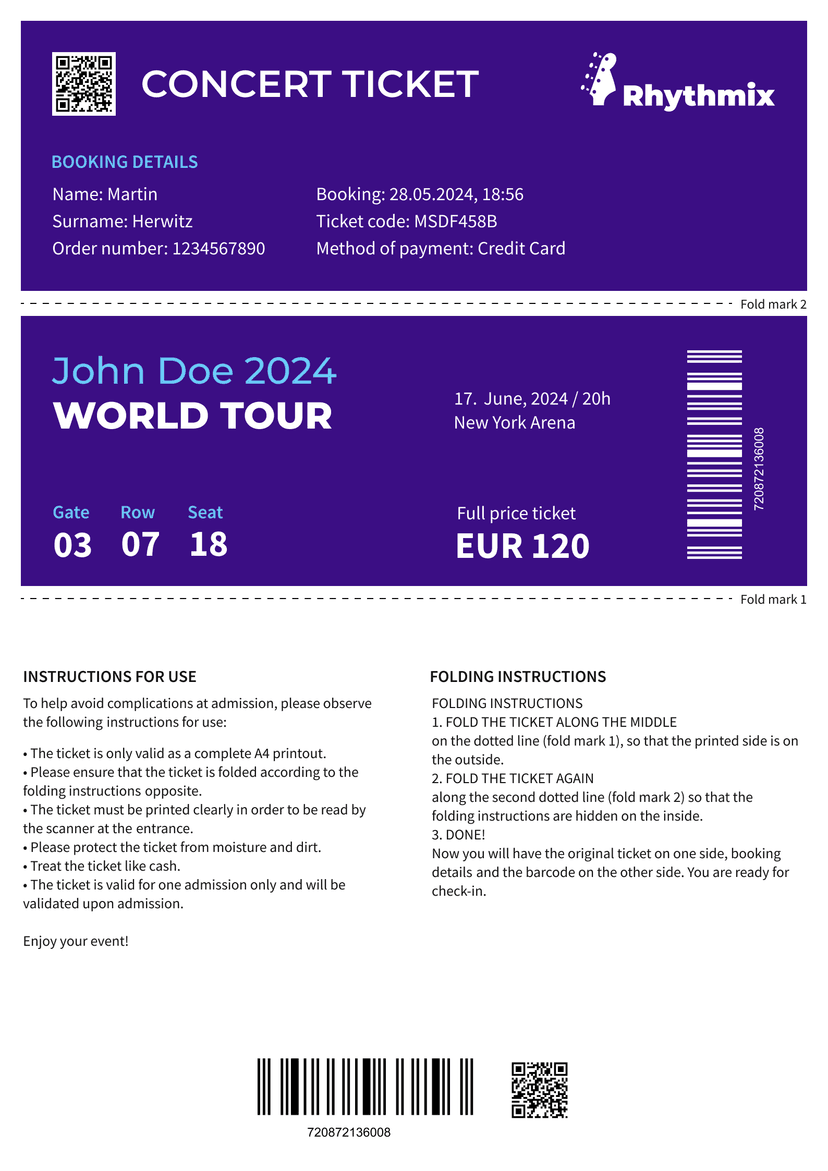 Invoice version 1