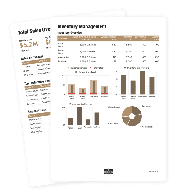 Sales Report Preview