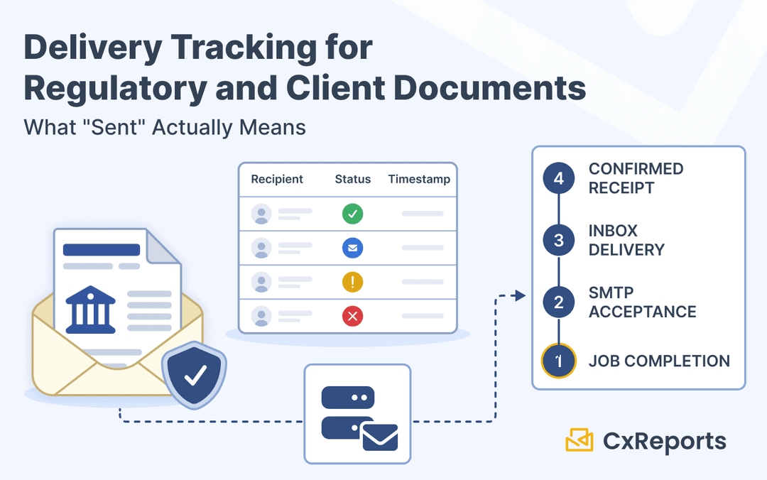 Delivery Tracking for Regulatory and Client Documents: What 'Sent' Actually Means