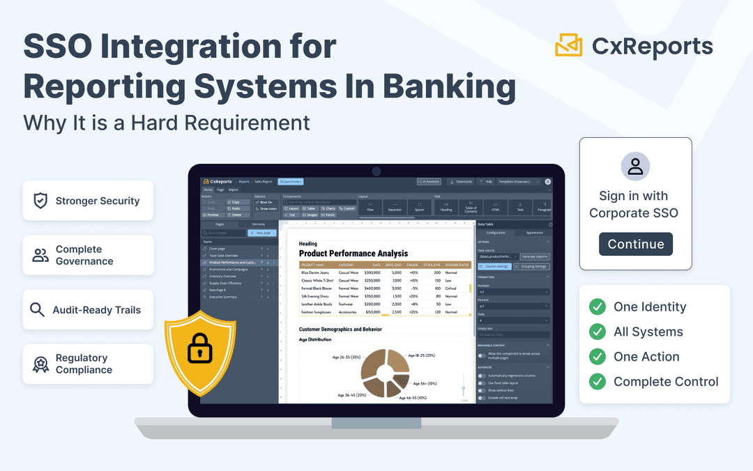 SSO Integration for Reporting Systems in Banking: Why It Is a Hard Requirement