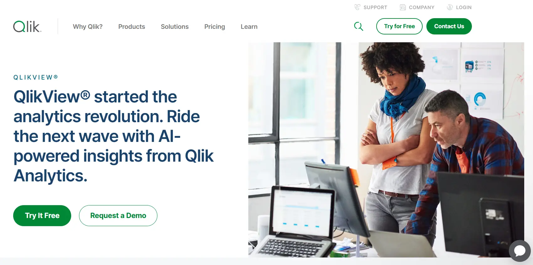 Qlik website